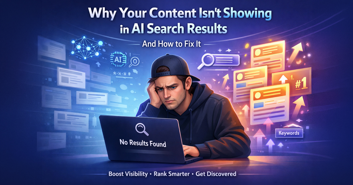 Why Your Content Isn't Showing in AI Search Results (And How to Fix It)