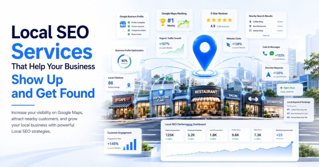 Local SEO Services That Help Your Business Show Up and Get Found