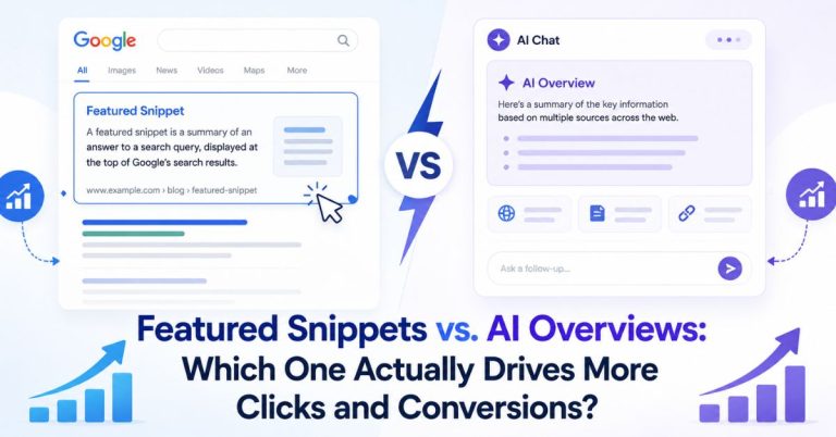 Featured Snippets vs. AI Overviews: Which One Actually Drives More Conversions?