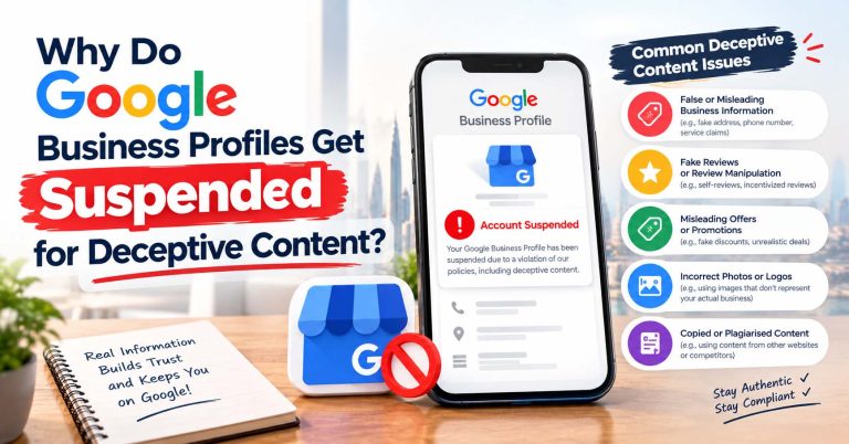 Why Do Google Business Profiles Get Suspended for Deceptive Content?